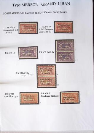 1902-1930 Exceptionnelle collection sur le type MERSON