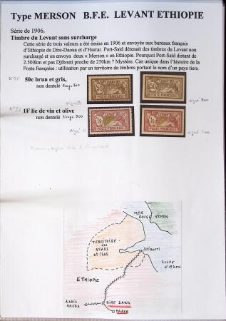 1902-1930 Exceptionnelle collection sur le type MERSON