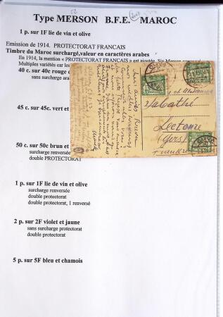 1902-1930 Exceptionnelle collection sur le type MERSON