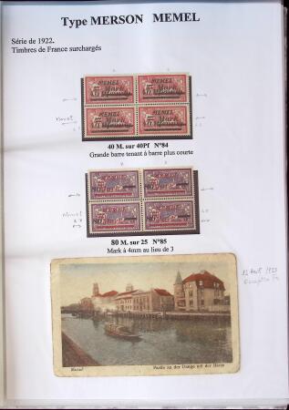 1902-1930 Exceptionnelle collection sur le type MERSON
