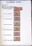 1902-1930 Exceptionnelle collection sur le type MERSON