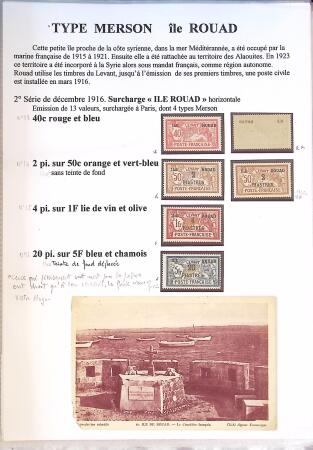 1902-1930 Exceptionnelle collection sur le type MERSON