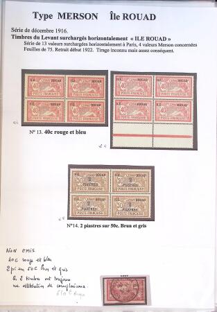 1902-1930 Exceptionnelle collection sur le type MERSON