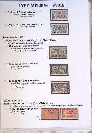 1902-1930 Exceptionnelle collection sur le type MERSON
