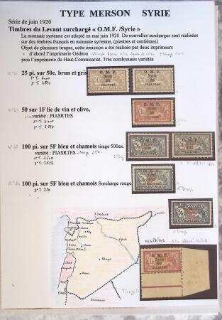 1902-1930 Exceptionnelle collection sur le type MERSON