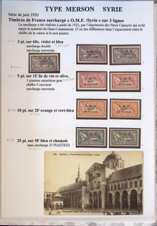 1902-1930 Exceptionnelle collection sur le type MERSON