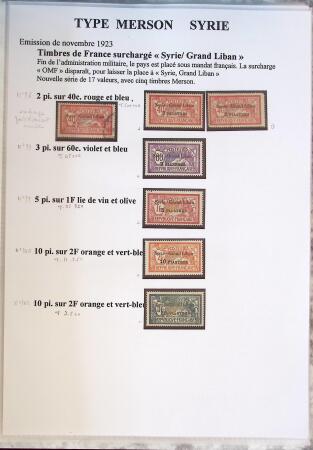 1902-1930 Exceptionnelle collection sur le type MERSON