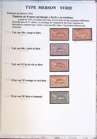 1902-1930 Exceptionnelle collection sur le type MERSON