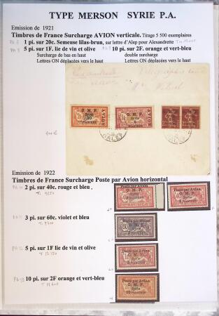 1902-1930 Exceptionnelle collection sur le type MERSON