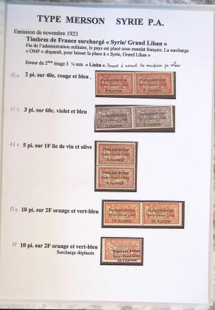 1902-1930 Exceptionnelle collection sur le type MERSON