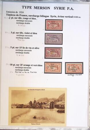 1902-1930 Exceptionnelle collection sur le type MERSON