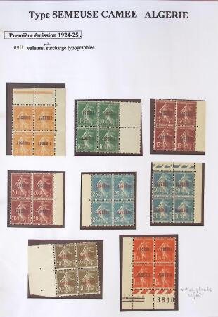Très belle collection sur les Semeuse sur les colonies,