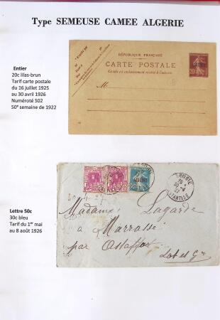 Très belle collection sur les Semeuse sur les colonies,