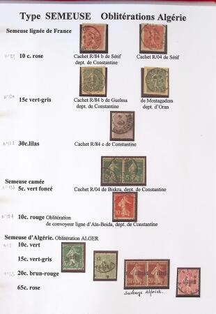 Très belle collection sur les Semeuse sur les colonies,