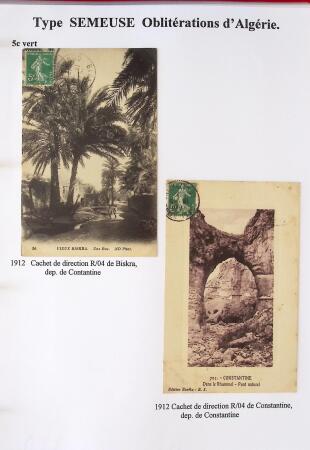 Très belle collection sur les Semeuse sur les colonies,