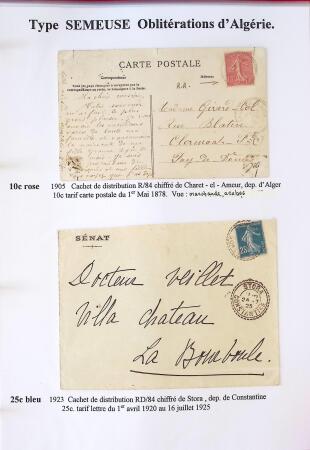 Très belle collection sur les Semeuse sur les colonies,