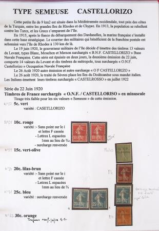 Très belle collection sur les Semeuse sur les colonies,