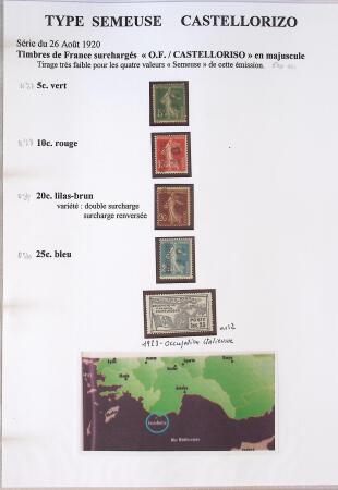 Très belle collection sur les Semeuse sur les colonies,