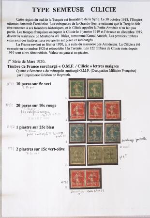 Très belle collection sur les Semeuse sur les colonies,