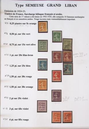 Très belle collection sur les Semeuse sur les colonies,