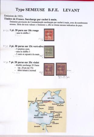 Très belle collection sur les Semeuse sur les colonies,