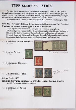Très belle collection sur les Semeuse sur les colonies,
