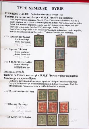 Très belle collection sur les Semeuse sur les colonies,
