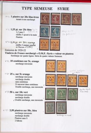 Très belle collection sur les Semeuse sur les colonies,