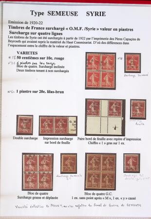 Très belle collection sur les Semeuse sur les colonies,