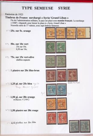 Très belle collection sur les Semeuse sur les colonies,