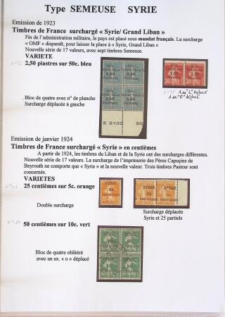 Très belle collection sur les Semeuse sur les colonies,