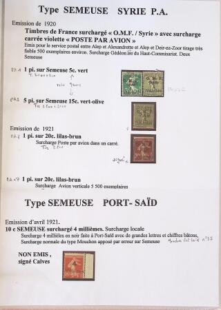 Très belle collection sur les Semeuse sur les colonies,