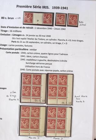 1939-1947 Magnifique collection d'expositions sur le