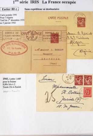 1939-1947 Magnifique collection d'expositions sur le