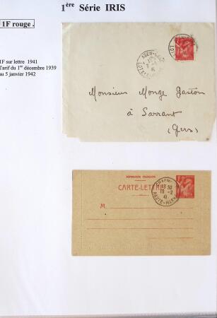 1939-1947 Magnifique collection d'expositions sur le