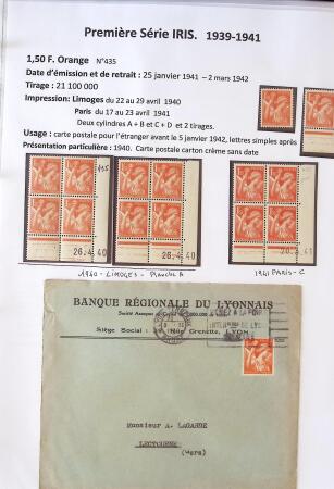 1939-1947 Magnifique collection d'expositions sur le