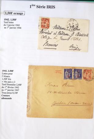 1939-1947 Magnifique collection d'expositions sur le