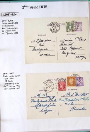1939-1947 Magnifique collection d'expositions sur le