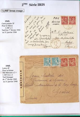 1939-1947 Magnifique collection d'expositions sur le