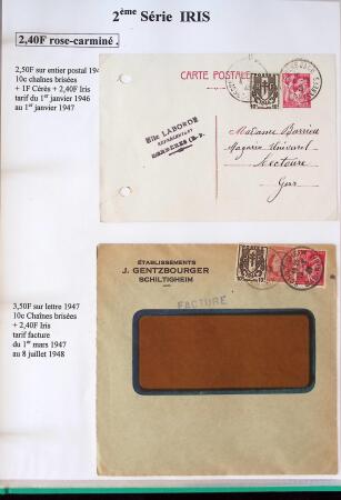 1939-1947 Magnifique collection d'expositions sur le