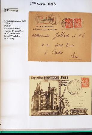 1939-1947 Magnifique collection d'expositions sur le