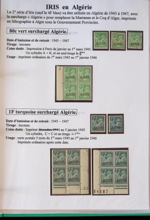1939-1947 Magnifique collection d'expositions sur le