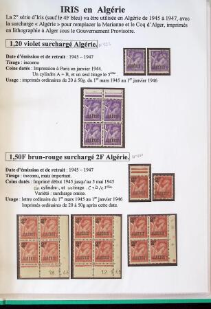 1939-1947 Magnifique collection d'expositions sur le