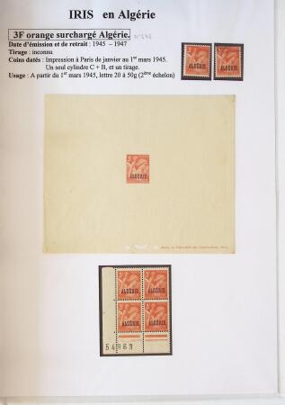 1939-1947 Magnifique collection d'expositions sur le