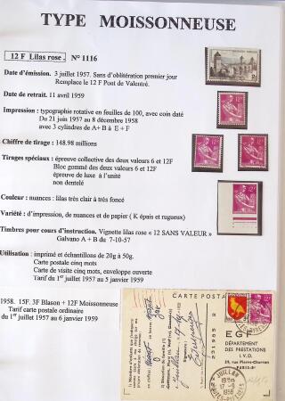 1944-1962 Collection en 2 volumes sur la Marianne :