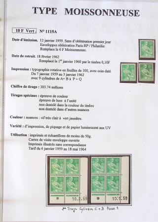 1944-1962 Collection en 2 volumes sur la Marianne :