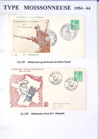 1944-1962 Collection en 2 volumes sur la Marianne :