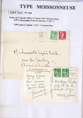 1944-1962 Collection en 2 volumes sur la Marianne :