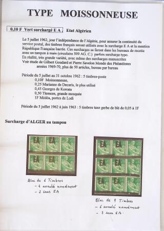 1944-1962 Collection en 2 volumes sur la Marianne :