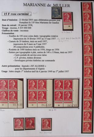1944-1962 Collection en 2 volumes sur la Marianne :